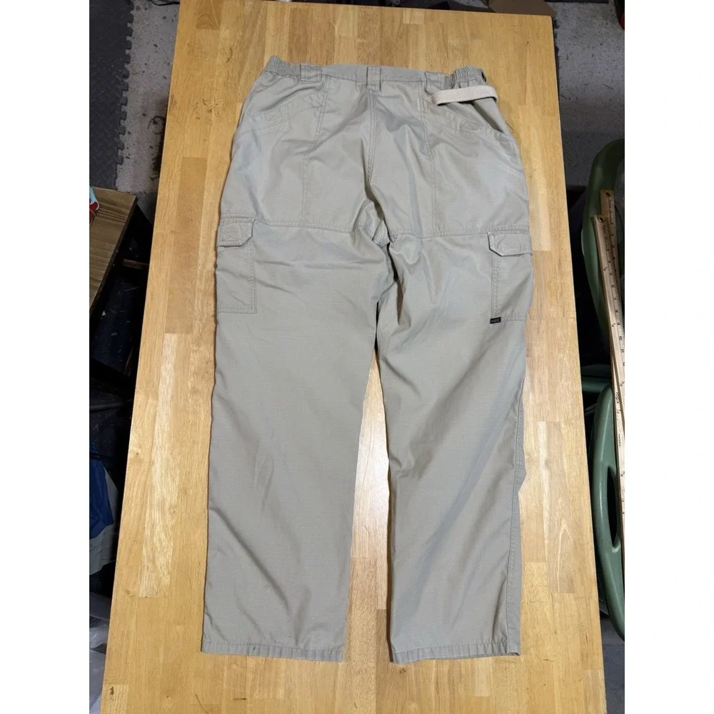 5.11 Tactical Mens 36x32 Taclite Pro Cargo Pants Khaki Tan Ripstop Style 74273